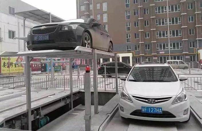 隱藏地下雙層機(jī)械車(chē)位-簡(jiǎn)易升降式