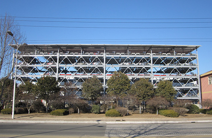 機(jī)械式停車(chē)場(chǎng)六層立體車(chē)庫(kù)-升降橫移式