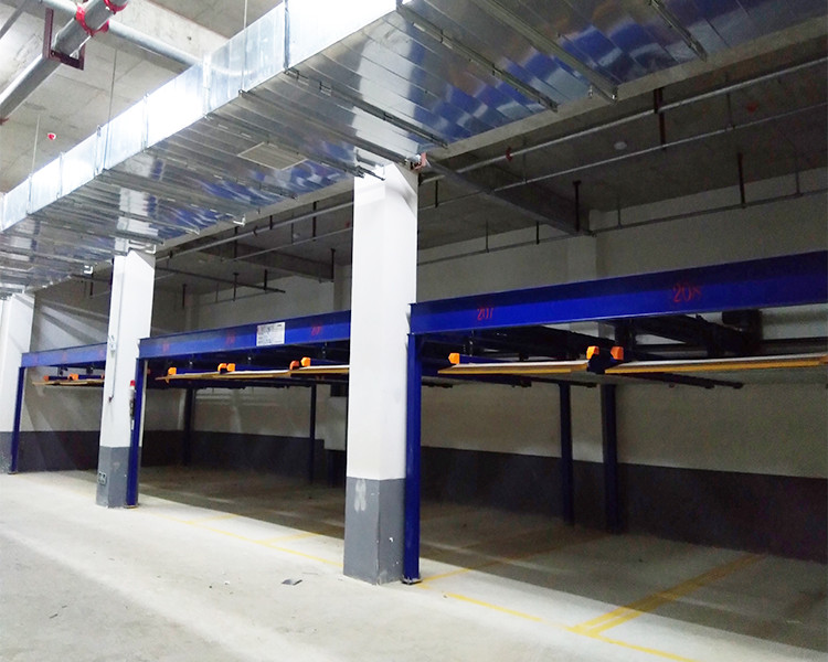 合肥市包河區(qū)某商業(yè)廣場(chǎng)地下室兩層機(jī)械停車位安裝項(xiàng)目