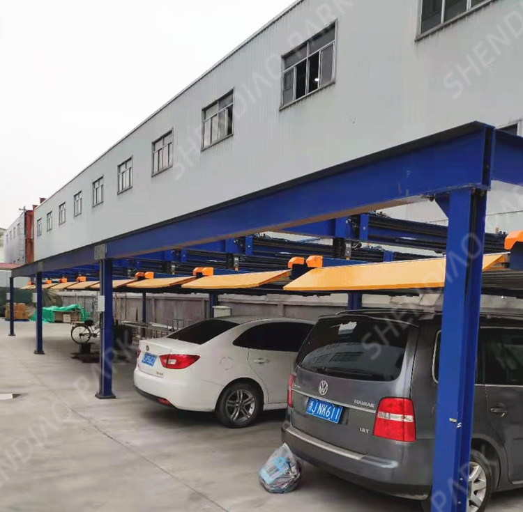 江陰市廠區(qū)機械車位案例：兩層簡易升降式機械車位